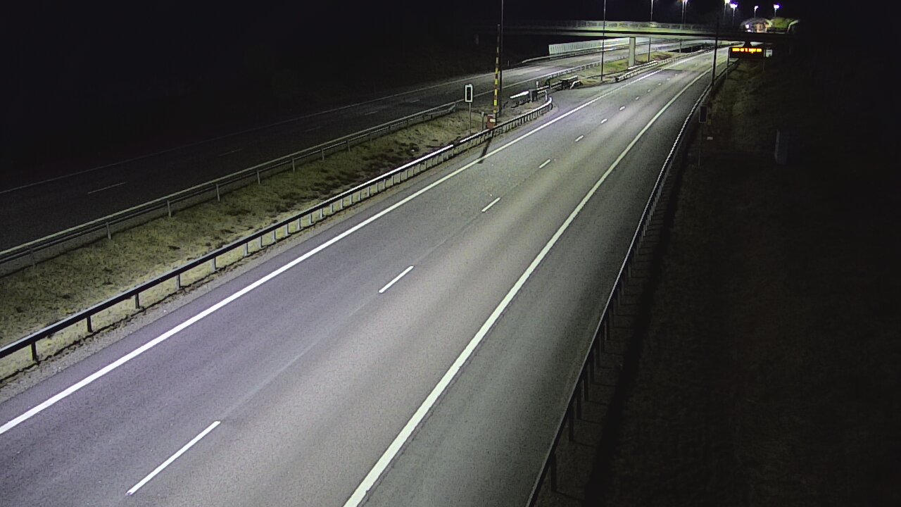 Weather Camera Image Road 7 Virolahti, Vaalimaan tunneli, boom west, Virolahti, Kymenlaakso