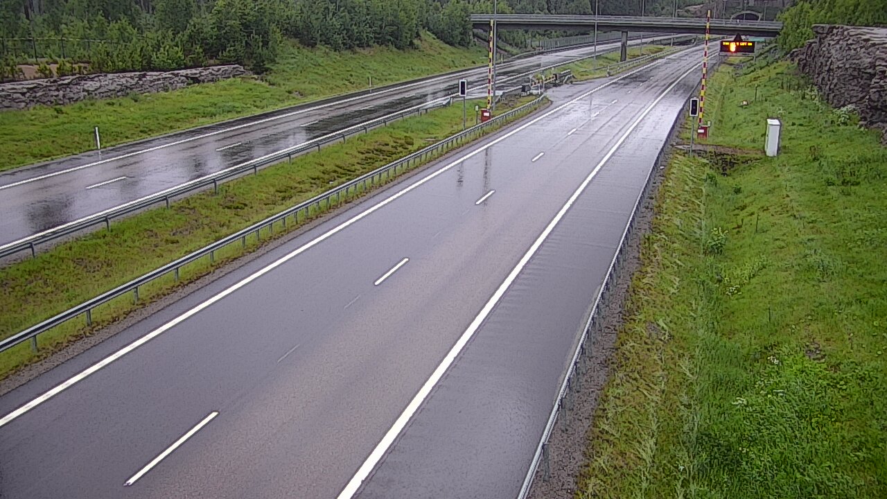 Kelikamerat Kuva Tie 7 Virolahti, Vaalimaan tunneli, puomi länsi, Virolahti, Kymenlaakso