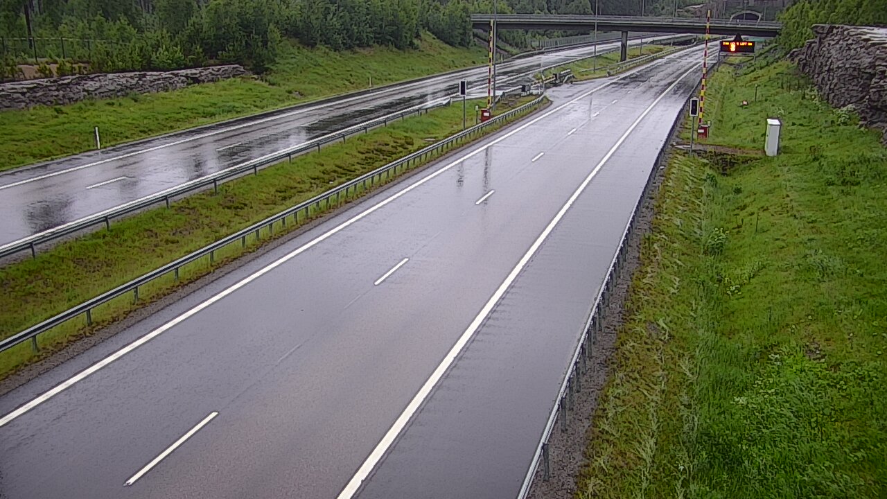 Kelikamerat Kuva Tie 7 Virolahti, Vaalimaan tunneli, puomi länsi, Virolahti, Kymenlaakso