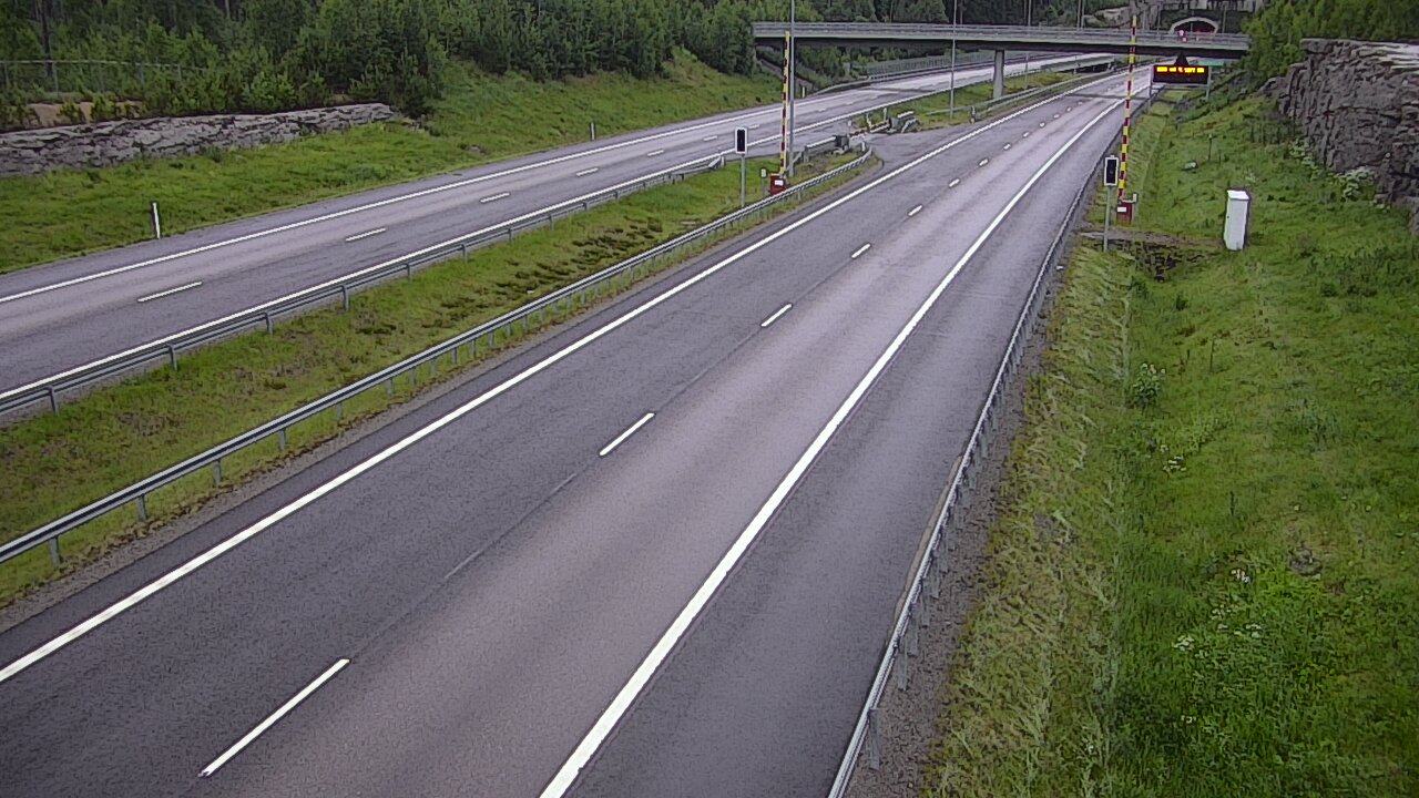 Kelikamerat Kuva Tie 7 Virolahti, Vaalimaan tunneli, puomi länsi, Virolahti, Kymenlaakso