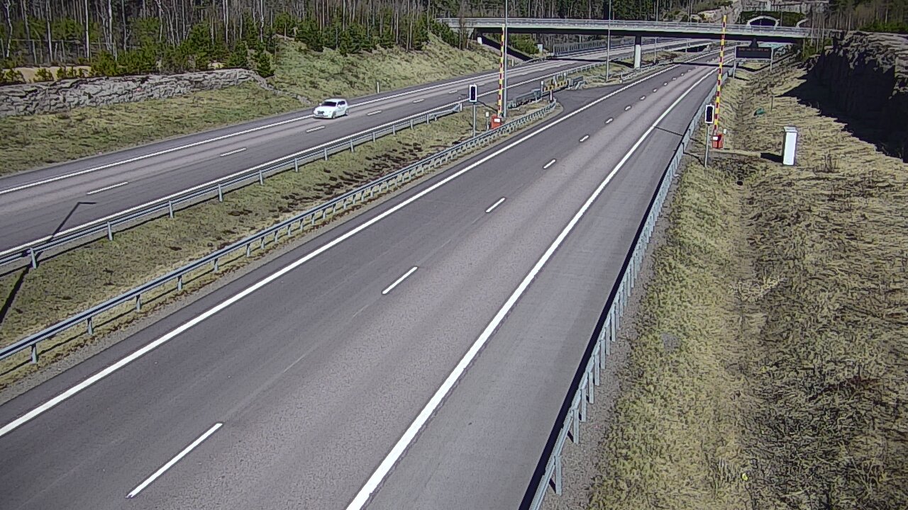 Kelikamerat Kuva Tie 7 Virolahti, Vaalimaan tunneli, puomi länsi, Virolahti, Kymenlaakso