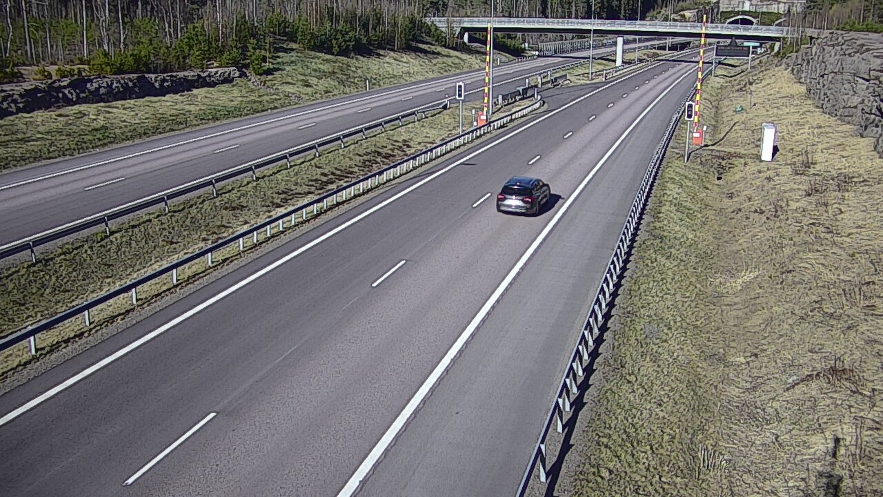 Kelikamerat Kuva Tie 7 Virolahti, Vaalimaan tunneli, puomi länsi, Virolahti, Kymenlaakso