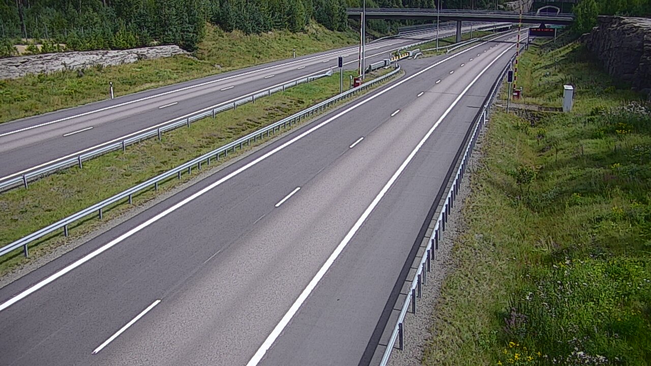 Kelikamerat Kuva Tie 7 Virolahti, Vaalimaan tunneli, puomi länsi, Virolahti, Kymenlaakso