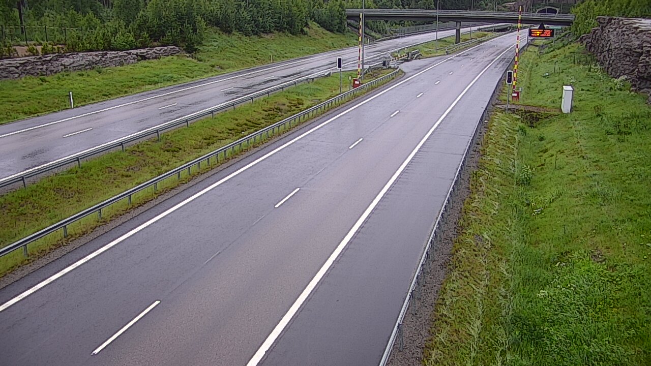Kelikamerat Kuva Tie 7 Virolahti, Vaalimaan tunneli, puomi länsi, Virolahti, Kymenlaakso