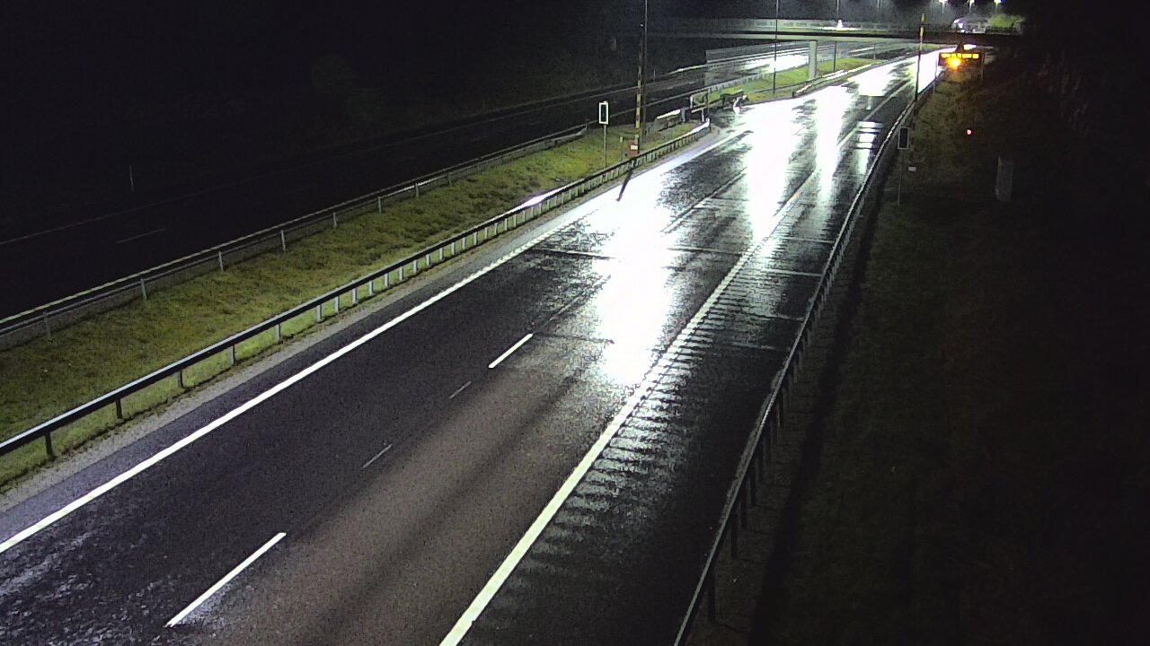 Weather Camera Image Väg 7 Vederlax, Vaalimaan tunneli, bom väst, Virolahti, Kymenlaakso