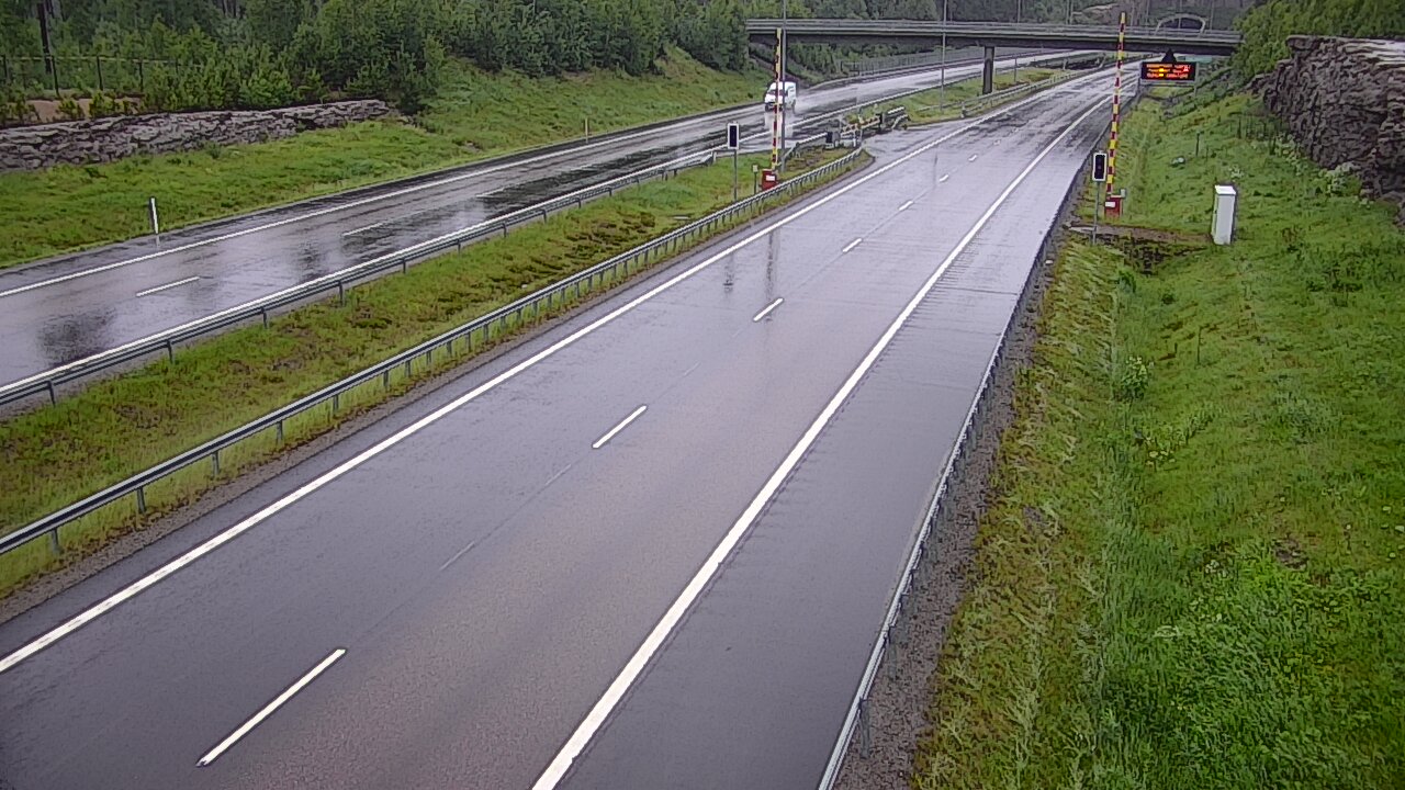 Kelikamerat Kuva Tie 7 Virolahti, Vaalimaan tunneli, puomi länsi, Virolahti, Kymenlaakso