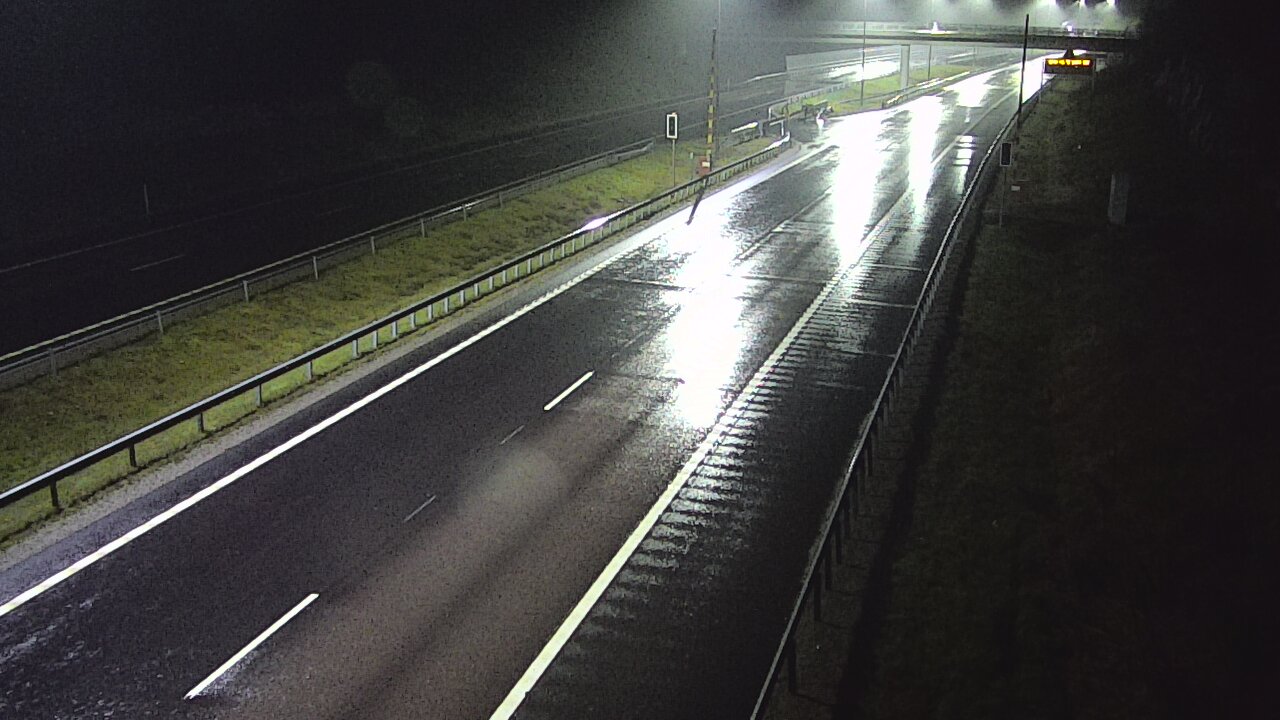 Weather Camera Image Road 7 Virolahti, Vaalimaan tunneli, boom west, Virolahti, Kymenlaakso