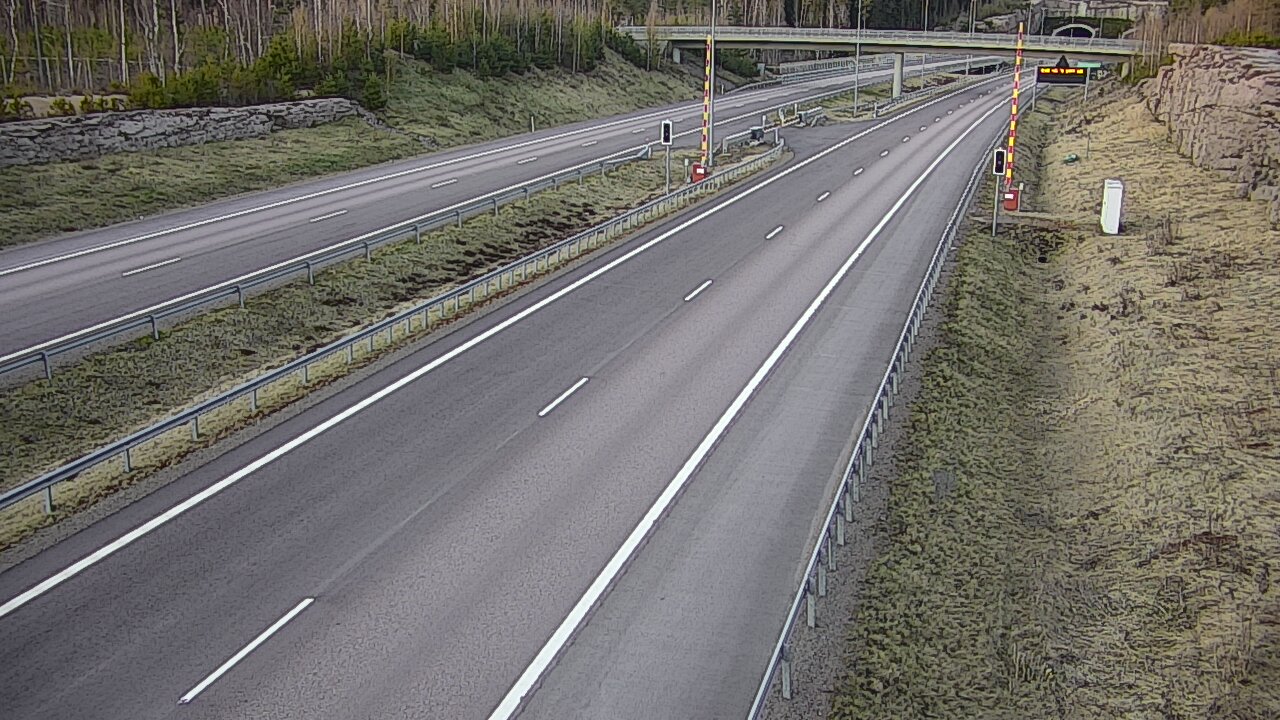 Kelikamerat Kuva Tie 7 Virolahti, Vaalimaan tunneli, puomi länsi, Virolahti, Kymenlaakso