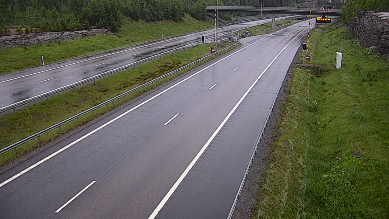 Kelikamerat Kuva Tie 7 Virolahti, Vaalimaan tunneli, puomi länsi, Virolahti, Kymenlaakso