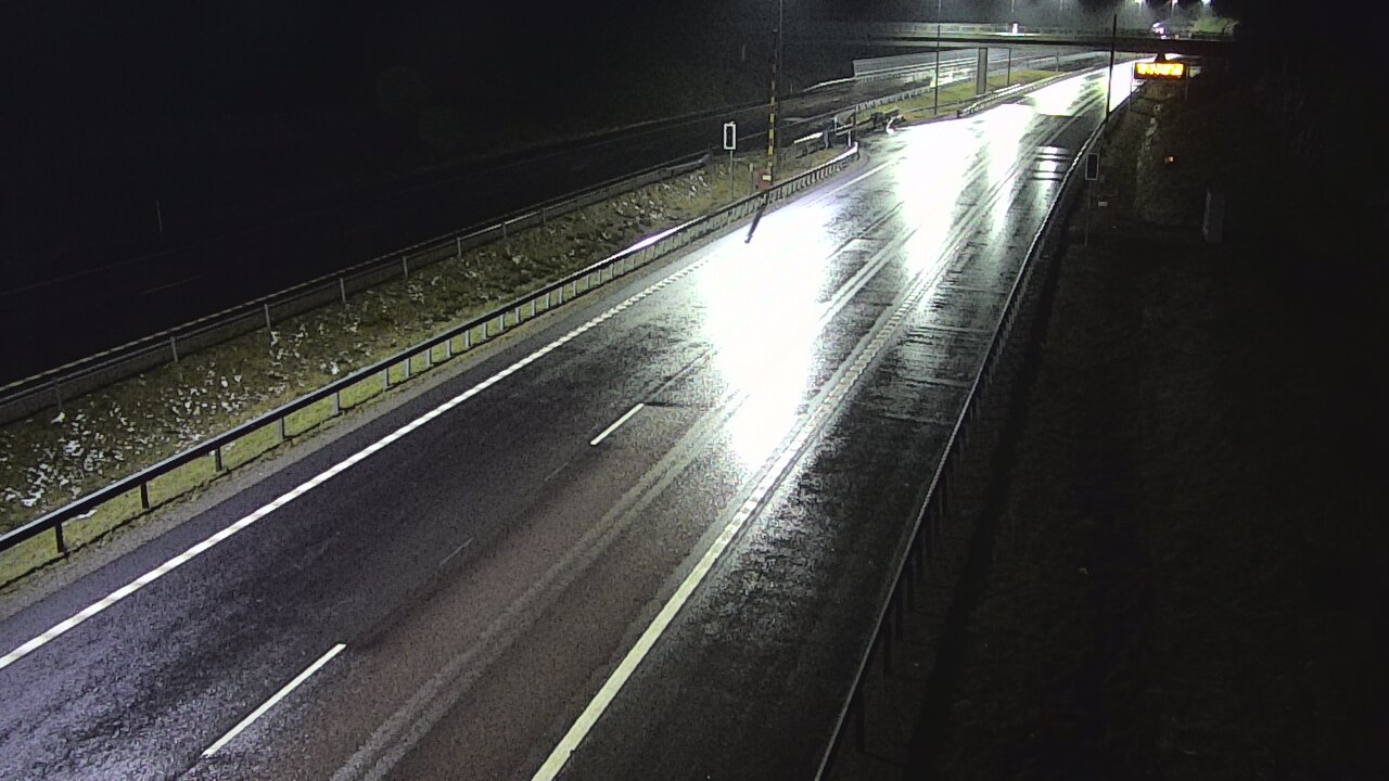 Weather Camera Image Väg 7 Vederlax, Vaalimaan tunneli, bom väst, Virolahti, Kymenlaakso