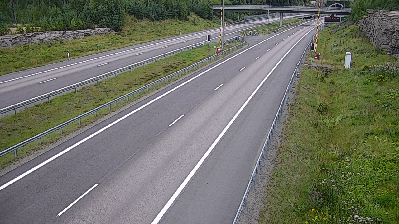 Kelikamerat Kuva Tie 7 Virolahti, Vaalimaan tunneli, puomi länsi, Virolahti, Kymenlaakso