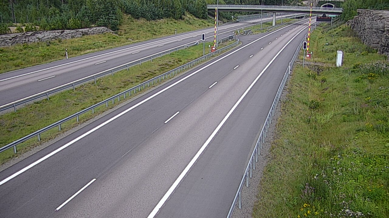 Kelikamerat Kuva Tie 7 Virolahti, Vaalimaan tunneli, puomi länsi, Virolahti, Kymenlaakso