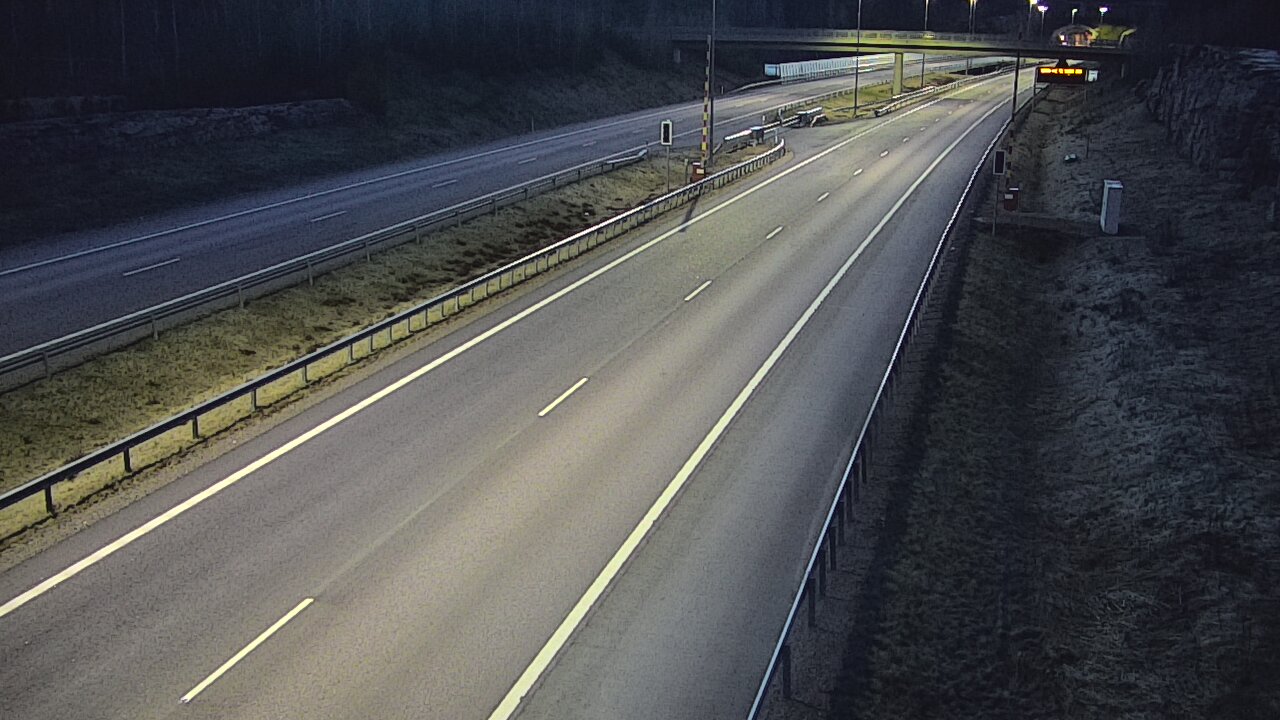 Kelikamerat Kuva Tie 7 Virolahti, Vaalimaan tunneli, puomi länsi, Virolahti, Kymenlaakso
