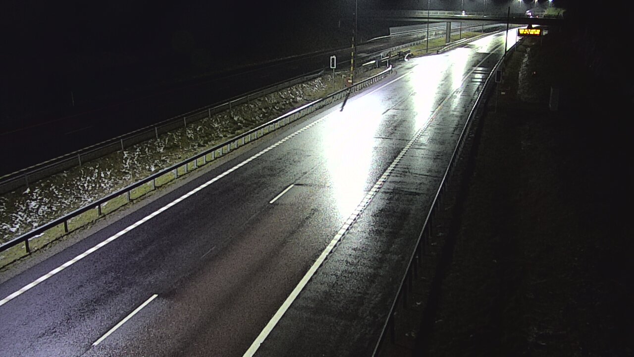 Weather Camera Image Väg 7 Vederlax, Vaalimaan tunneli, bom väst, Virolahti, Kymenlaakso