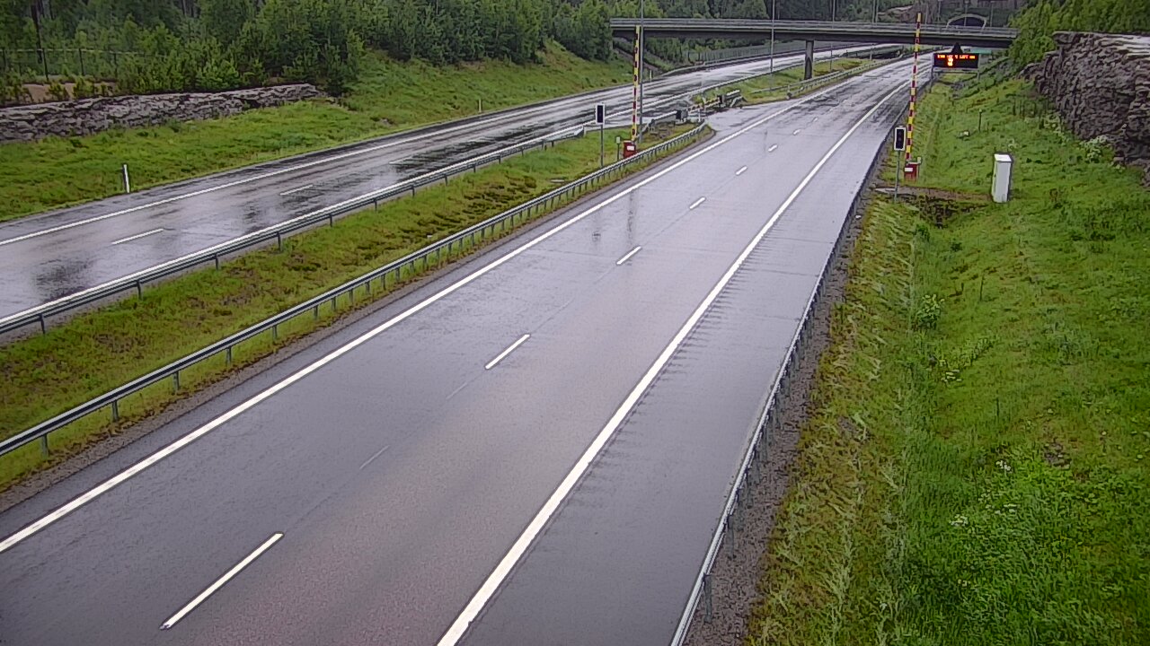 Kelikamerat Kuva Tie 7 Virolahti, Vaalimaan tunneli, puomi länsi, Virolahti, Kymenlaakso