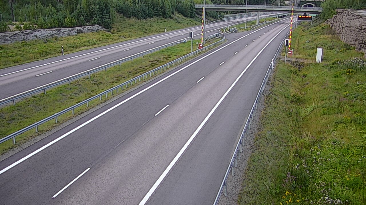 Kelikamerat Kuva Tie 7 Virolahti, Vaalimaan tunneli, puomi länsi, Virolahti, Kymenlaakso