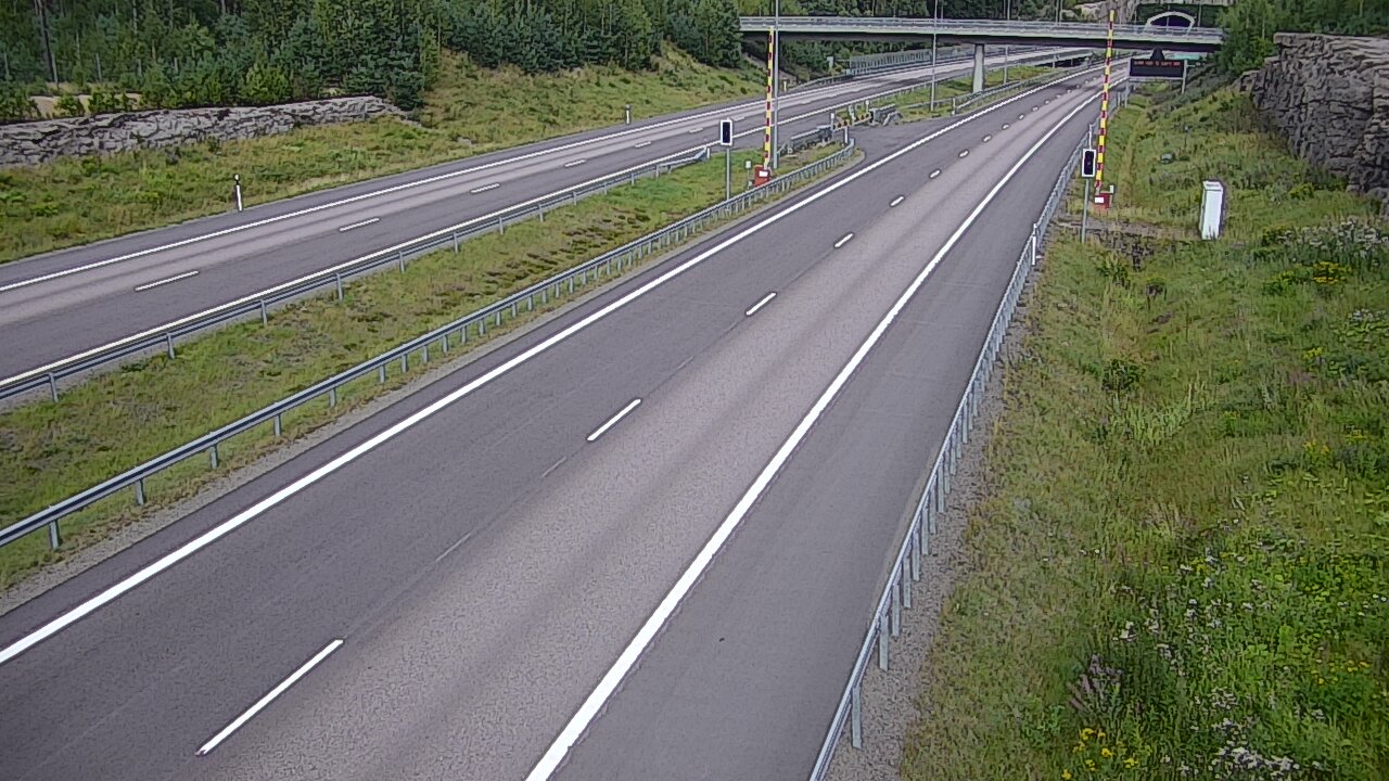 Kelikamerat Kuva Tie 7 Virolahti, Vaalimaan tunneli, puomi länsi, Virolahti, Kymenlaakso