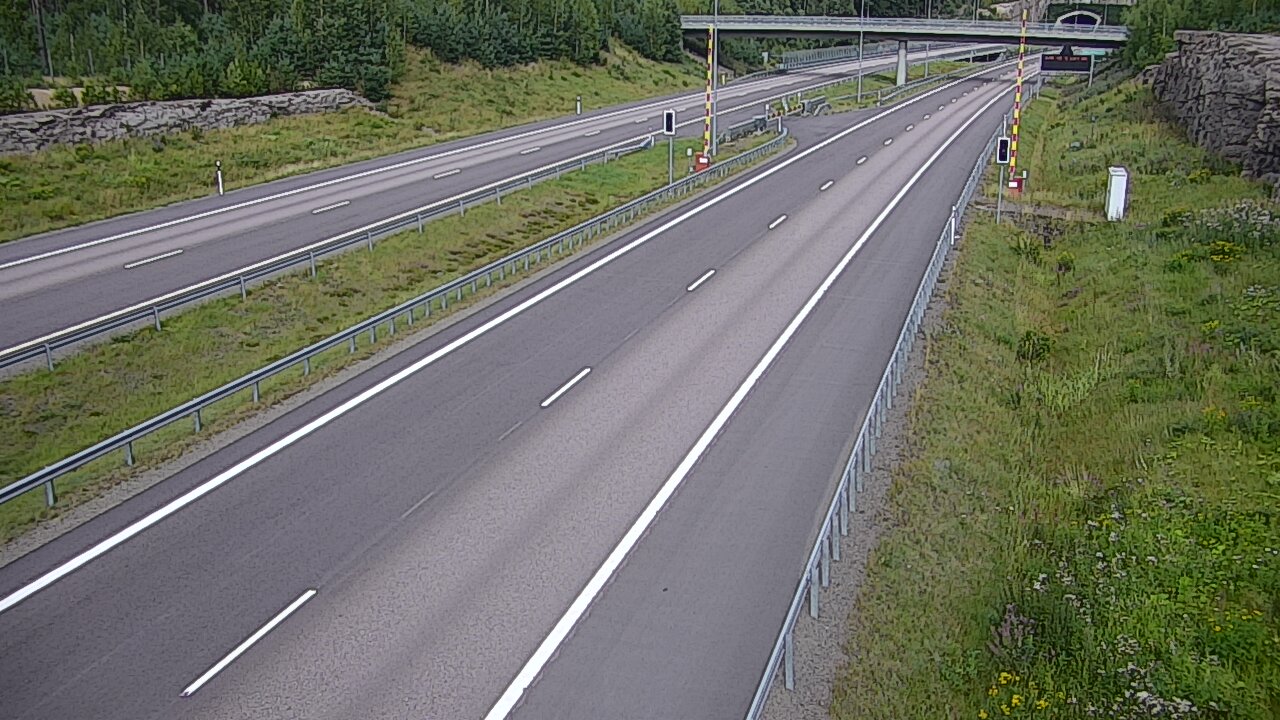 Kelikamerat Kuva Tie 7 Virolahti, Vaalimaan tunneli, puomi länsi, Virolahti, Kymenlaakso