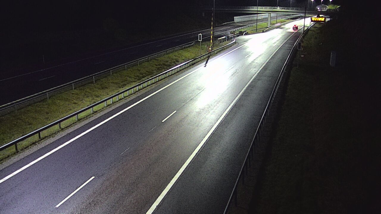 Weather Camera Image Road 7 Virolahti, Vaalimaan tunneli, boom west, Virolahti, Kymenlaakso