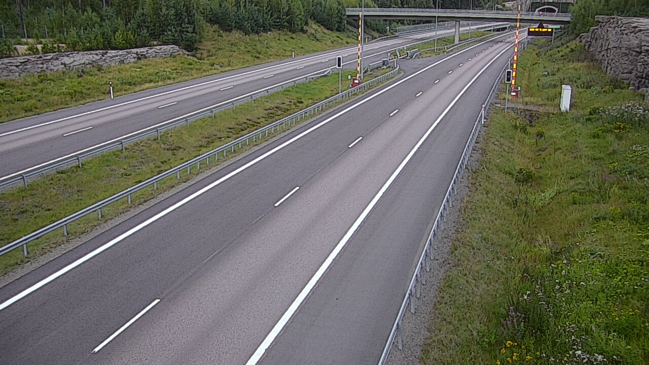Kelikamerat Kuva Tie 7 Virolahti, Vaalimaan tunneli, puomi länsi, Virolahti, Kymenlaakso