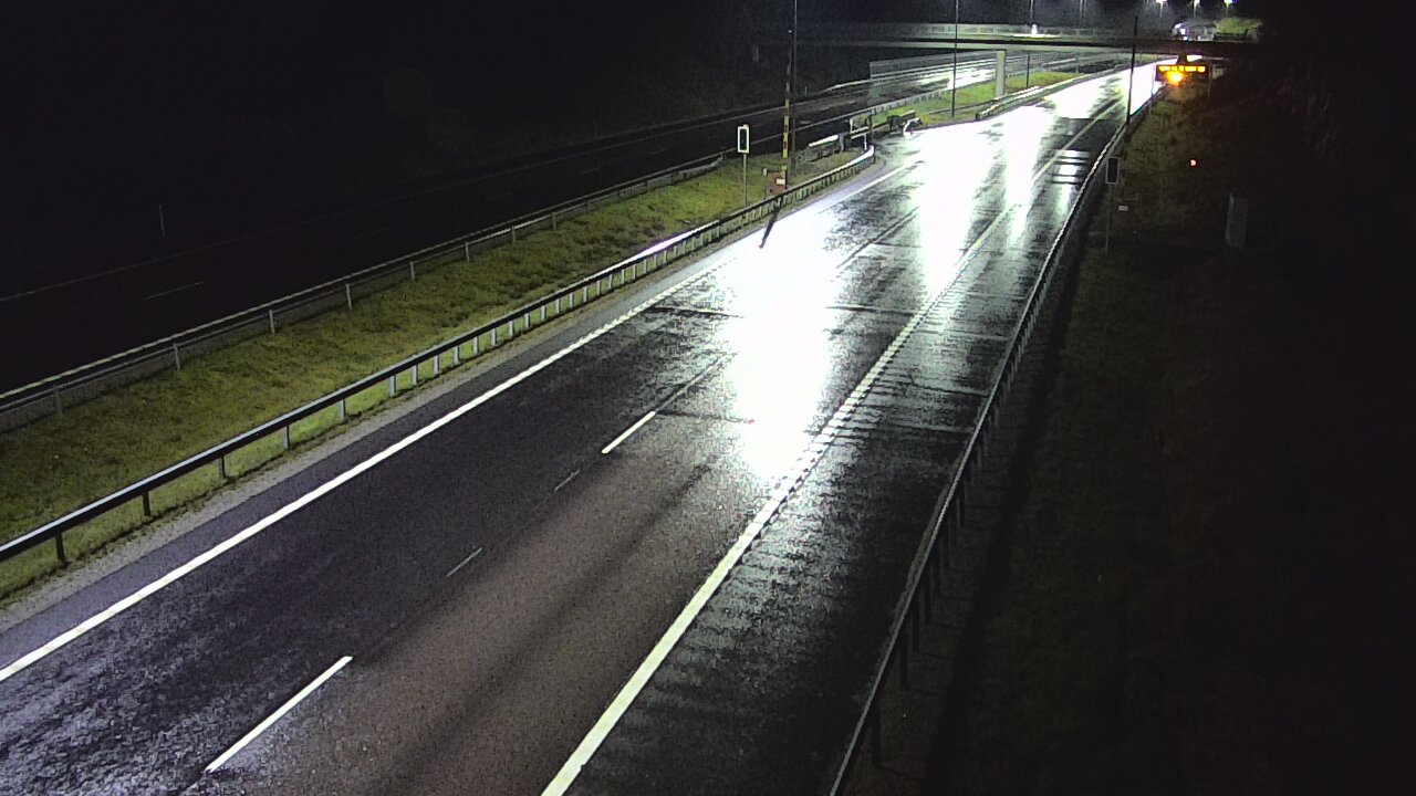 Weather Camera Image Väg 7 Vederlax, Vaalimaan tunneli, bom väst, Virolahti, Kymenlaakso