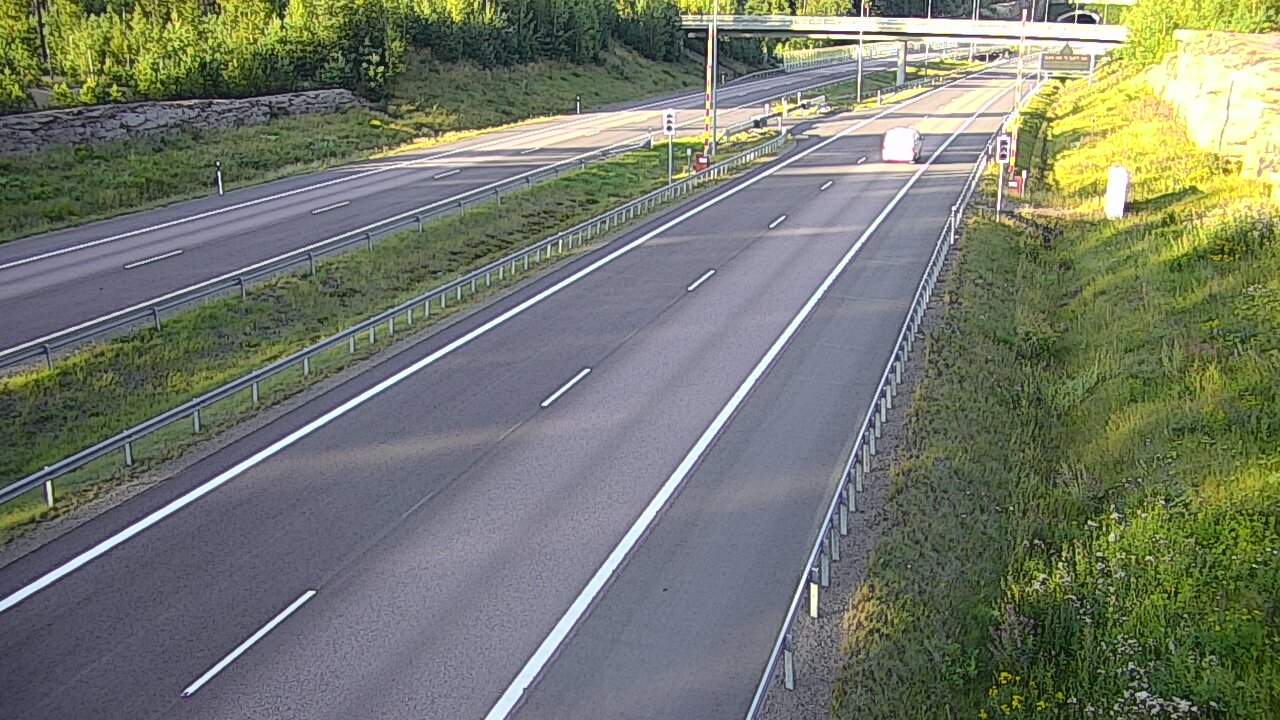 Kelikamerat Kuva Tie 7 Virolahti, Vaalimaan tunneli, puomi länsi, Virolahti, Kymenlaakso
