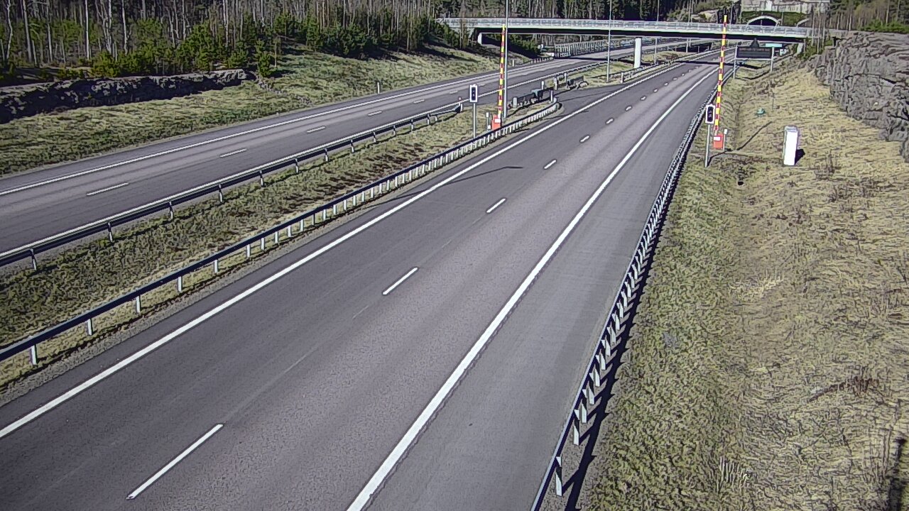 Kelikamerat Kuva Tie 7 Virolahti, Vaalimaan tunneli, puomi länsi, Virolahti, Kymenlaakso