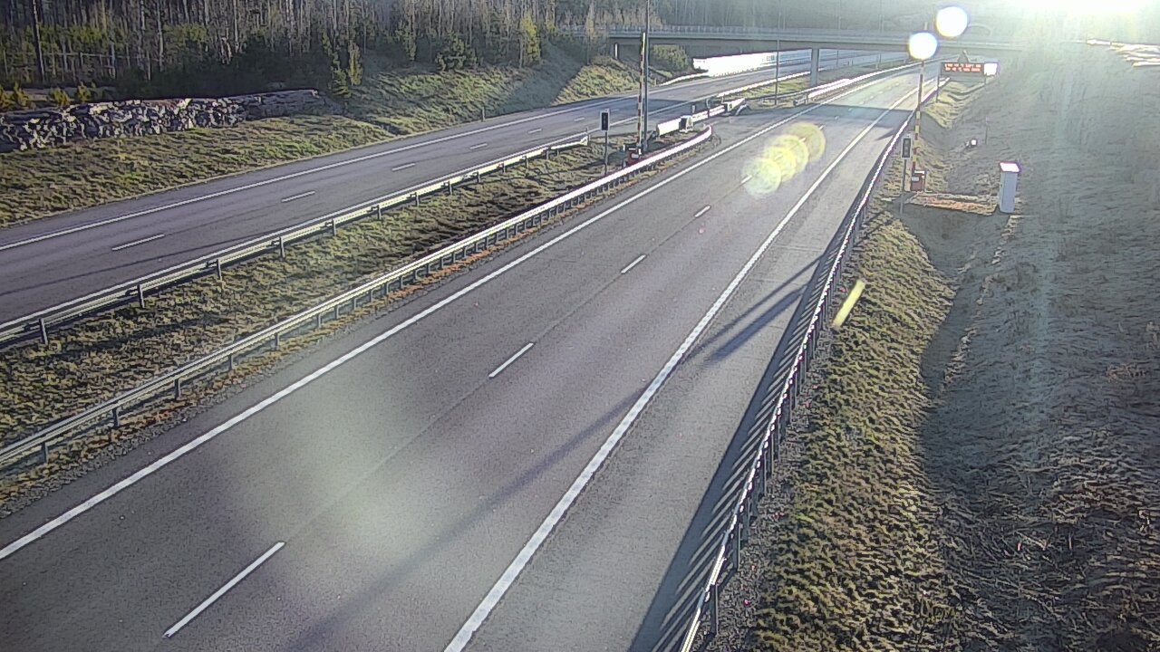 Kelikamerat Kuva Tie 7 Virolahti, Vaalimaan tunneli, puomi länsi, Virolahti, Kymenlaakso