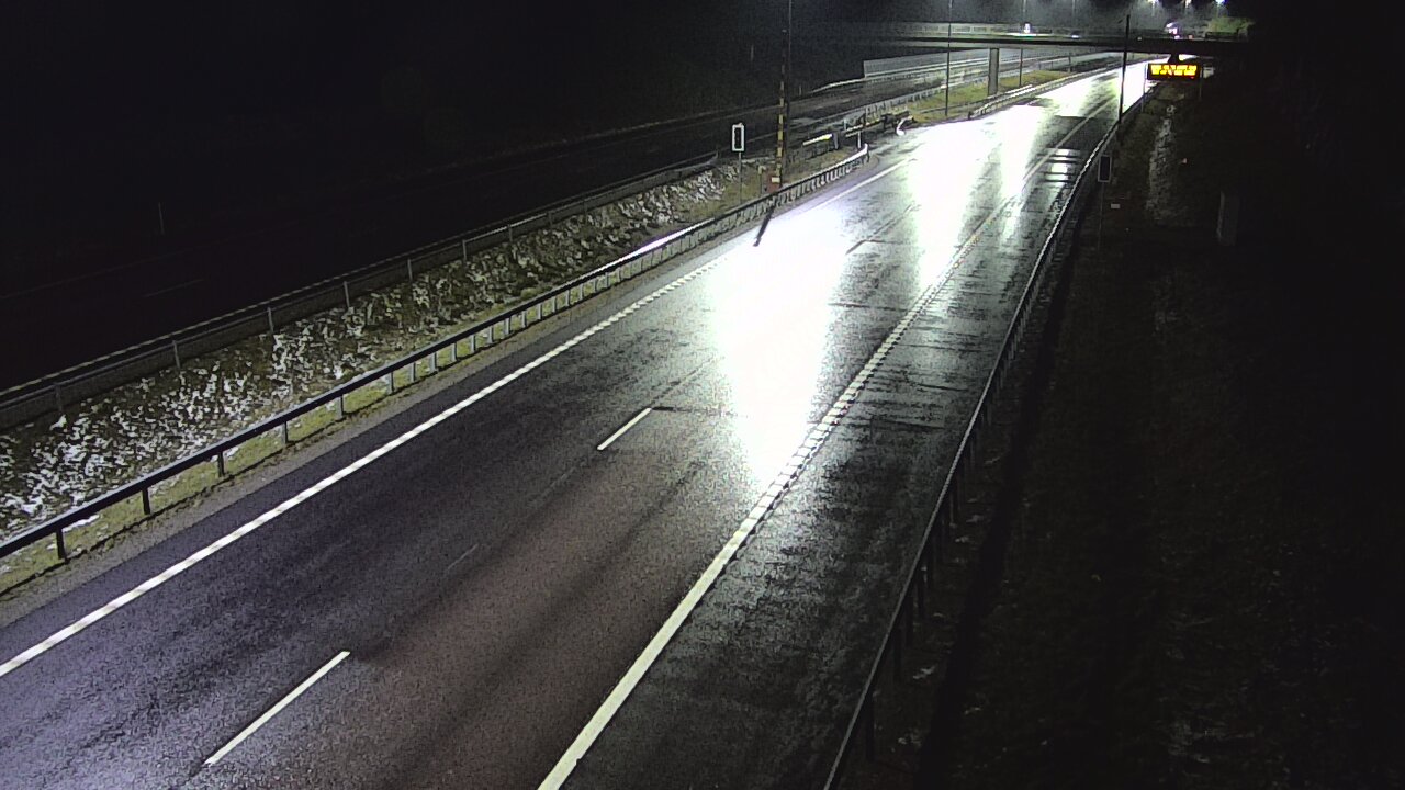 Weather Camera Image Väg 7 Vederlax, Vaalimaan tunneli, bom väst, Virolahti, Kymenlaakso