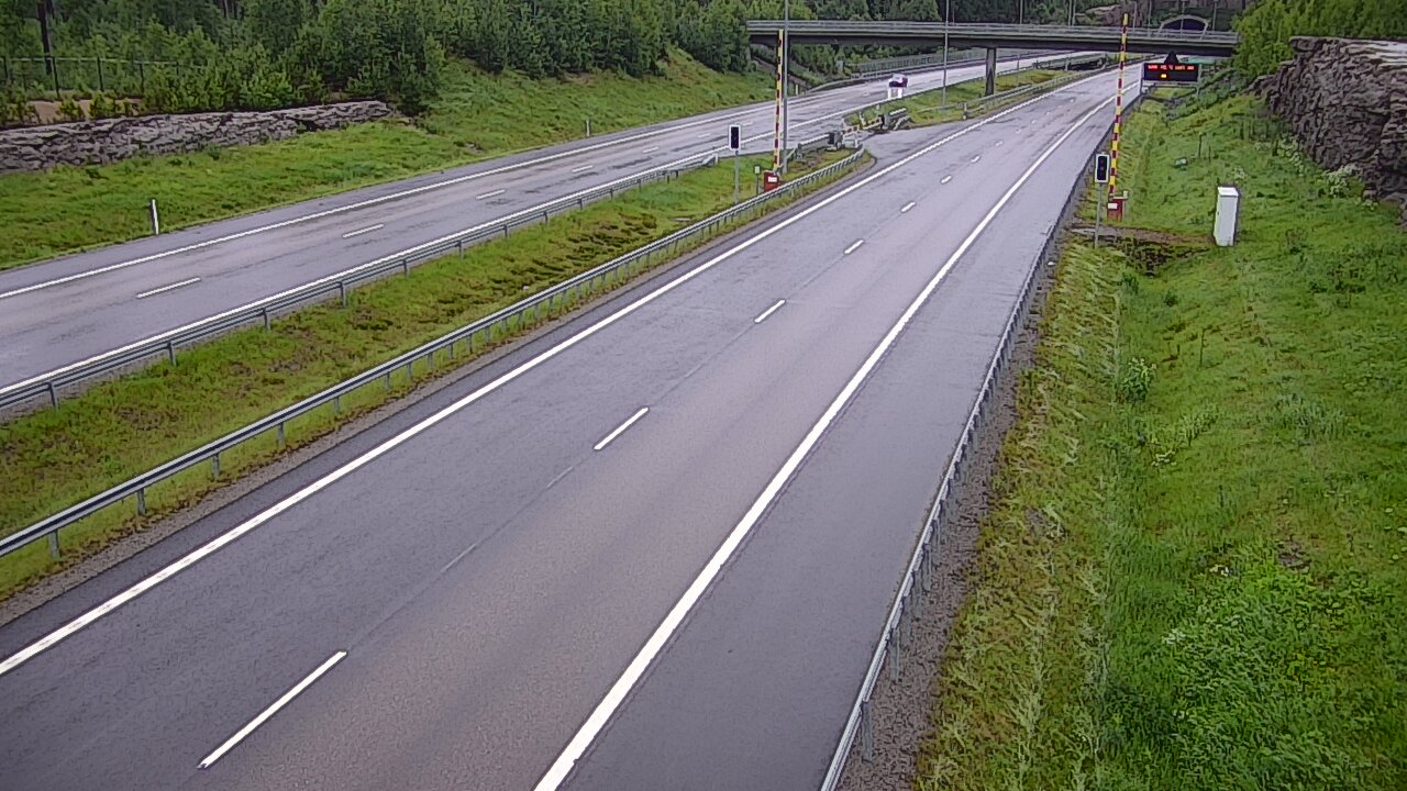 Kelikamerat Kuva Tie 7 Virolahti, Vaalimaan tunneli, puomi länsi, Virolahti, Kymenlaakso