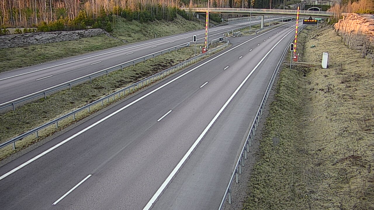 Kelikamerat Kuva Tie 7 Virolahti, Vaalimaan tunneli, puomi länsi, Virolahti, Kymenlaakso