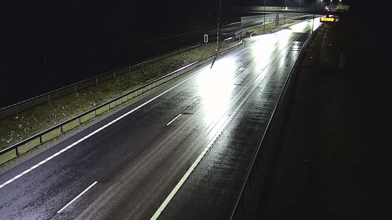 Weather Camera Image Väg 7 Vederlax, Vaalimaan tunneli, bom väst, Virolahti, Kymenlaakso