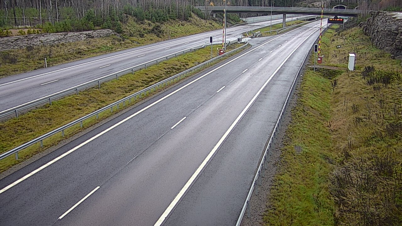 Weather Camera Image Road 7 Virolahti, Vaalimaan tunneli, boom west, Virolahti, Kymenlaakso