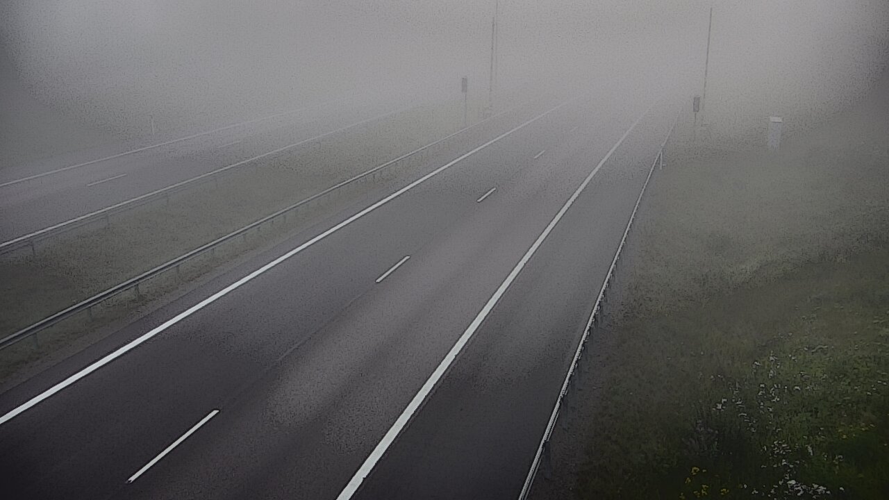 Weather Camera Image Road 7 Virolahti, Vaalimaan tunneli, boom west, Virolahti, Kymenlaakso