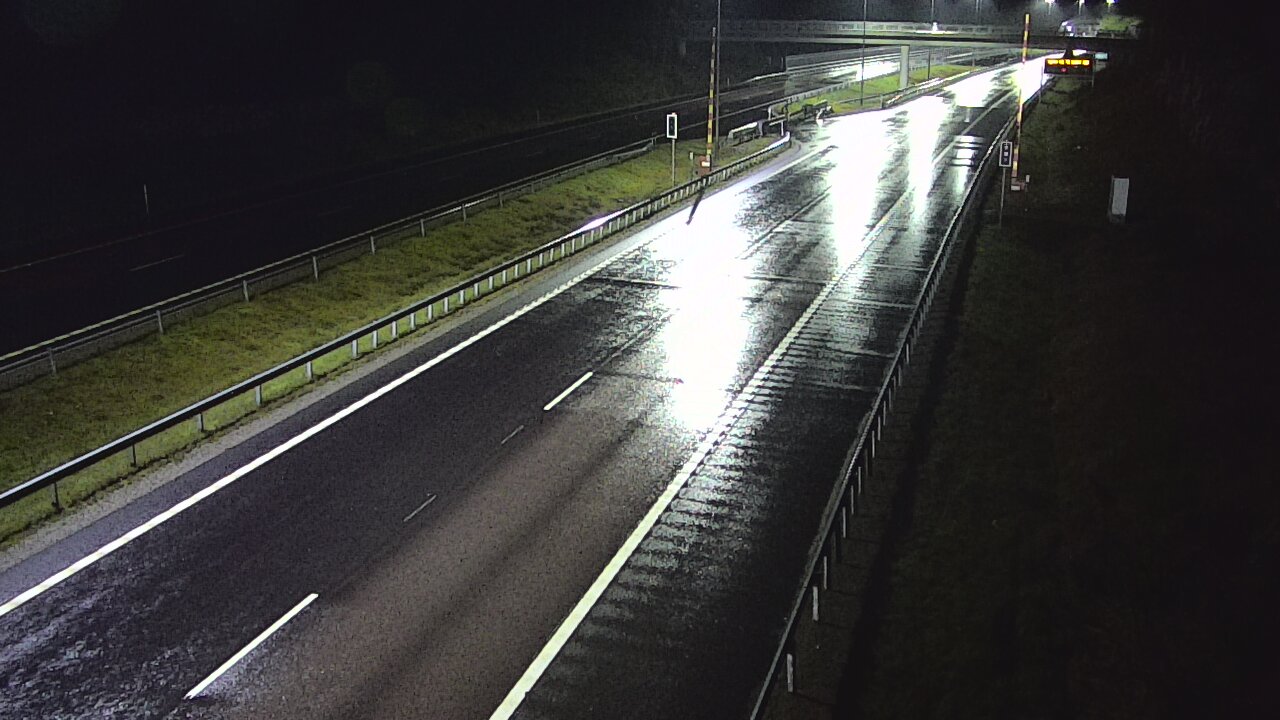 Weather Camera Image Väg 7 Vederlax, Vaalimaan tunneli, bom väst, Virolahti, Kymenlaakso