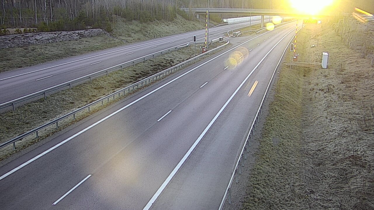 Kelikamerat Kuva Tie 7 Virolahti, Vaalimaan tunneli, puomi länsi, Virolahti, Kymenlaakso