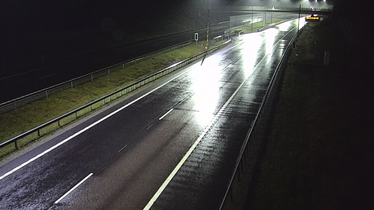 Weather Camera Image Road 7 Virolahti, Vaalimaan tunneli, boom west, Virolahti, Kymenlaakso