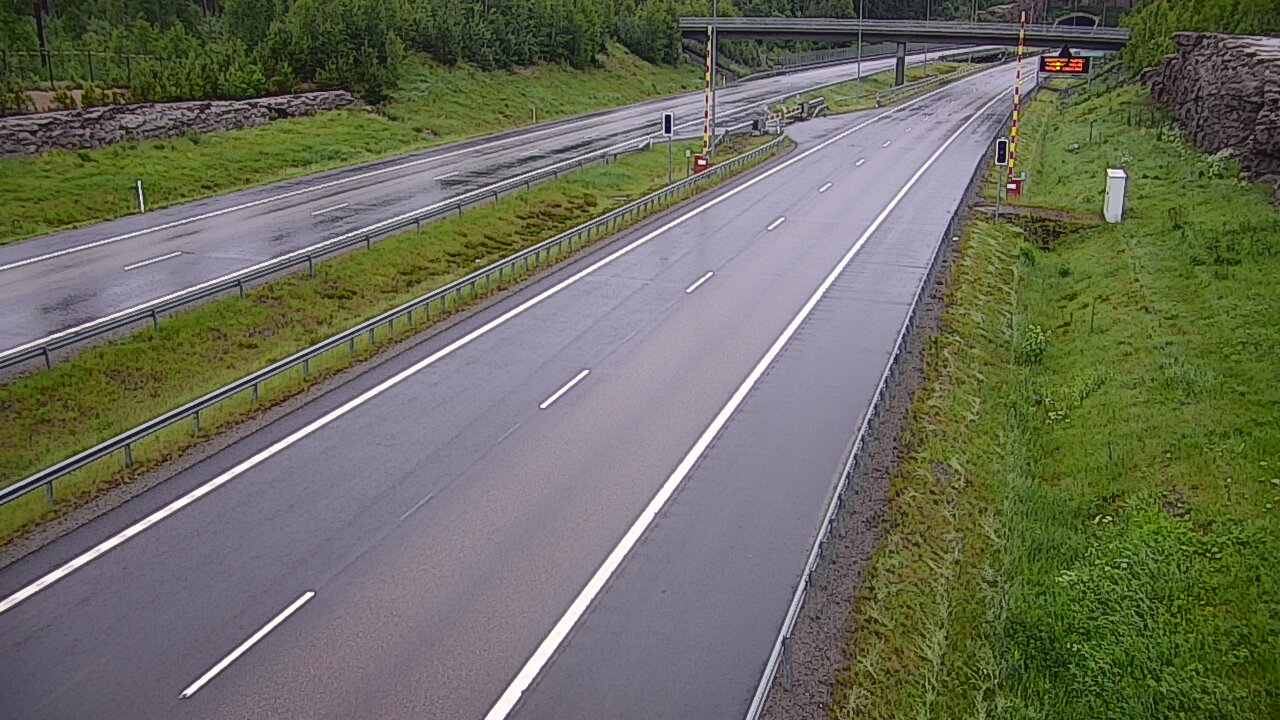 Kelikamerat Kuva Tie 7 Virolahti, Vaalimaan tunneli, puomi länsi, Virolahti, Kymenlaakso