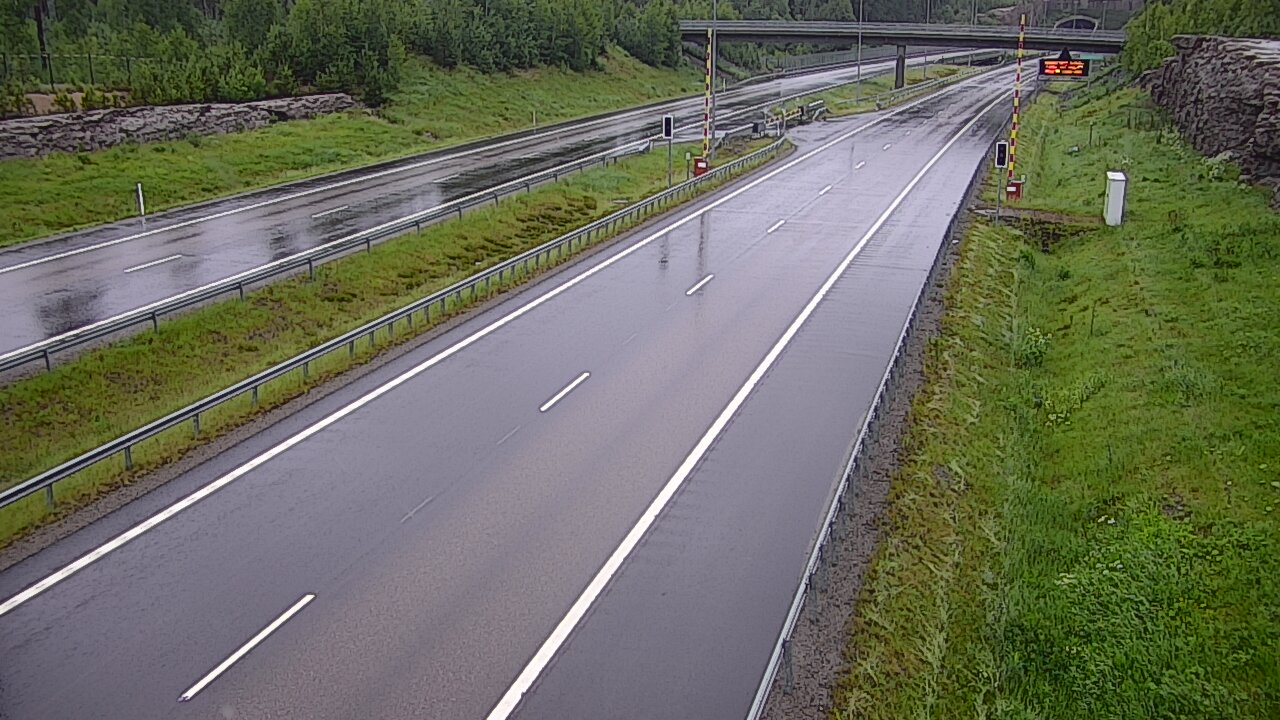 Kelikamerat Kuva Tie 7 Virolahti, Vaalimaan tunneli, puomi länsi, Virolahti, Kymenlaakso