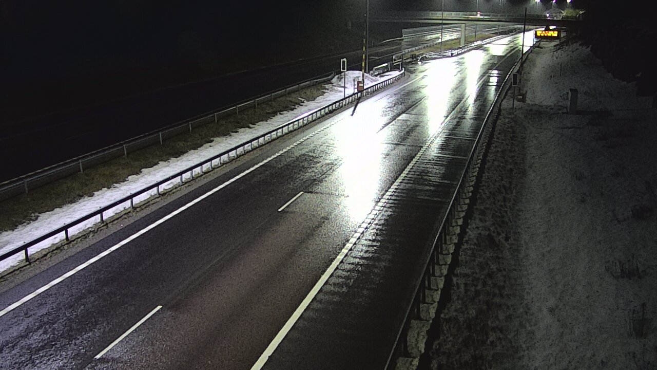 Weather Camera Image Väg 7 Vederlax, Vaalimaan tunneli, bom väst, Virolahti, Kymenlaakso