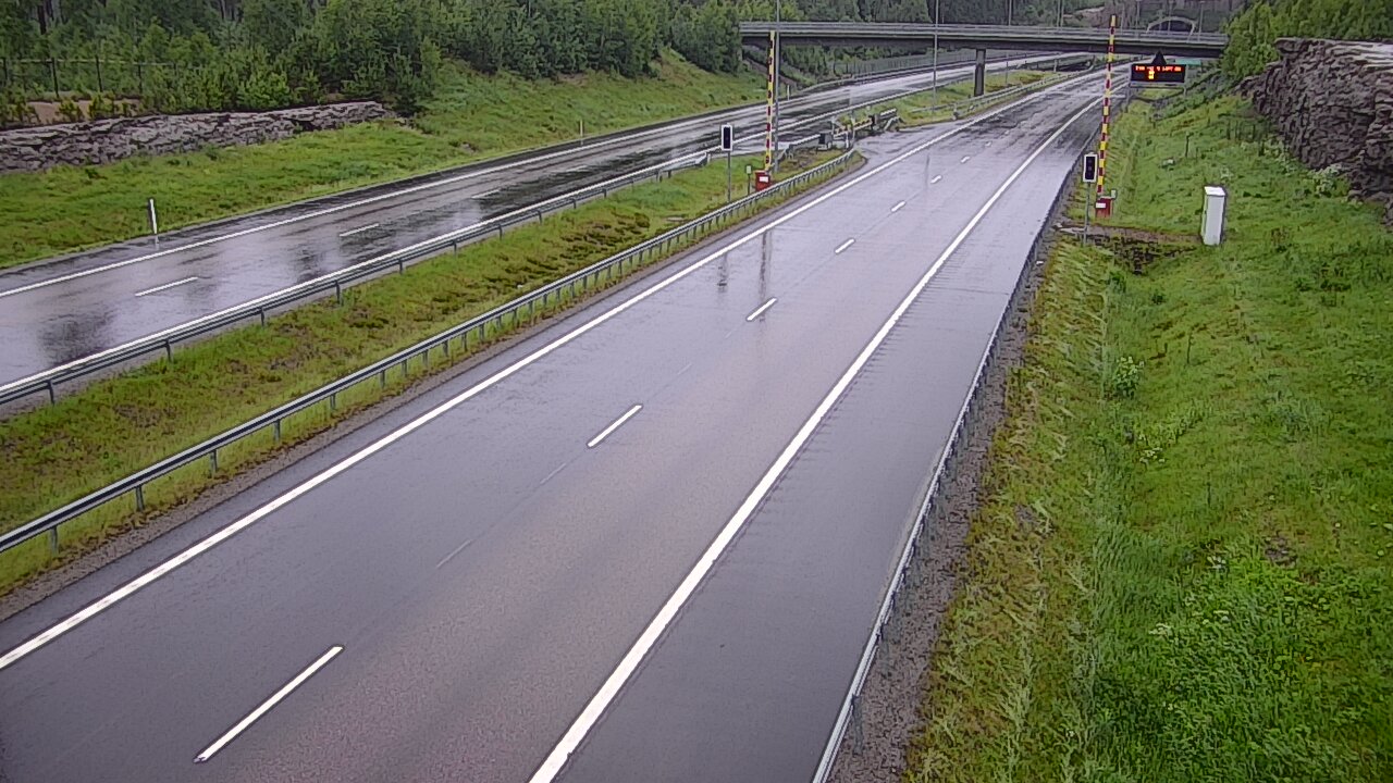 Weather Camera Image Road 7 Virolahti, Vaalimaan tunneli, boom west, Virolahti, Kymenlaakso