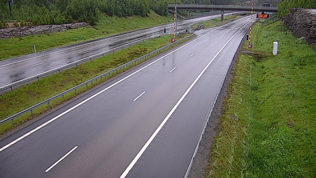 Kelikamerat Kuva Tie 7 Virolahti, Vaalimaan tunneli, puomi länsi, Virolahti, Kymenlaakso