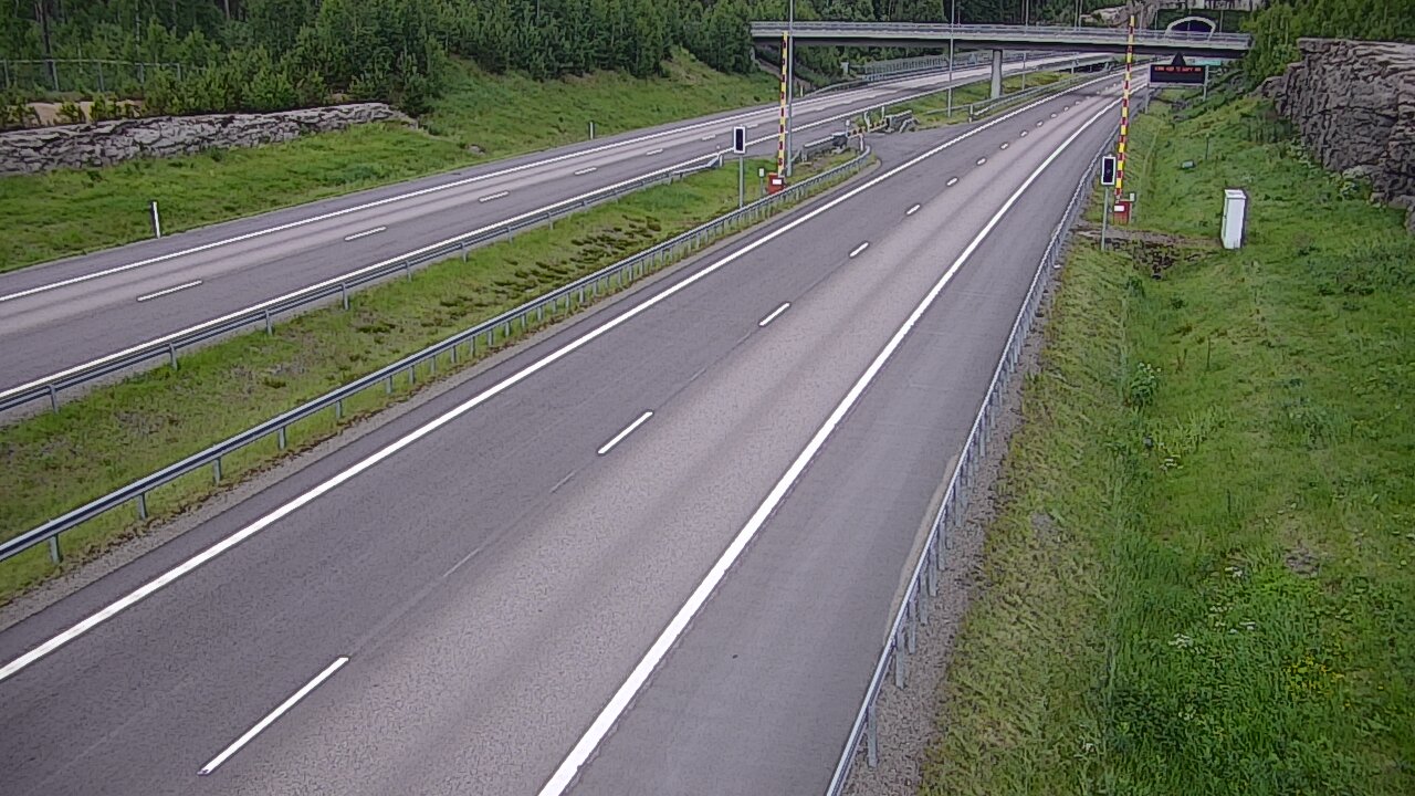 Kelikamerat Kuva Tie 7 Virolahti, Vaalimaan tunneli, puomi länsi, Virolahti, Kymenlaakso
