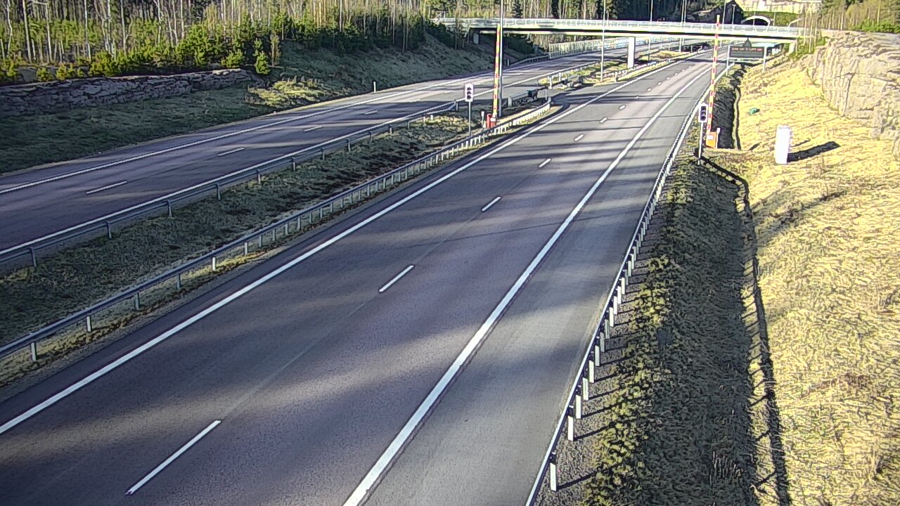 Kelikamerat Kuva Tie 7 Virolahti, Vaalimaan tunneli, puomi länsi, Virolahti, Kymenlaakso