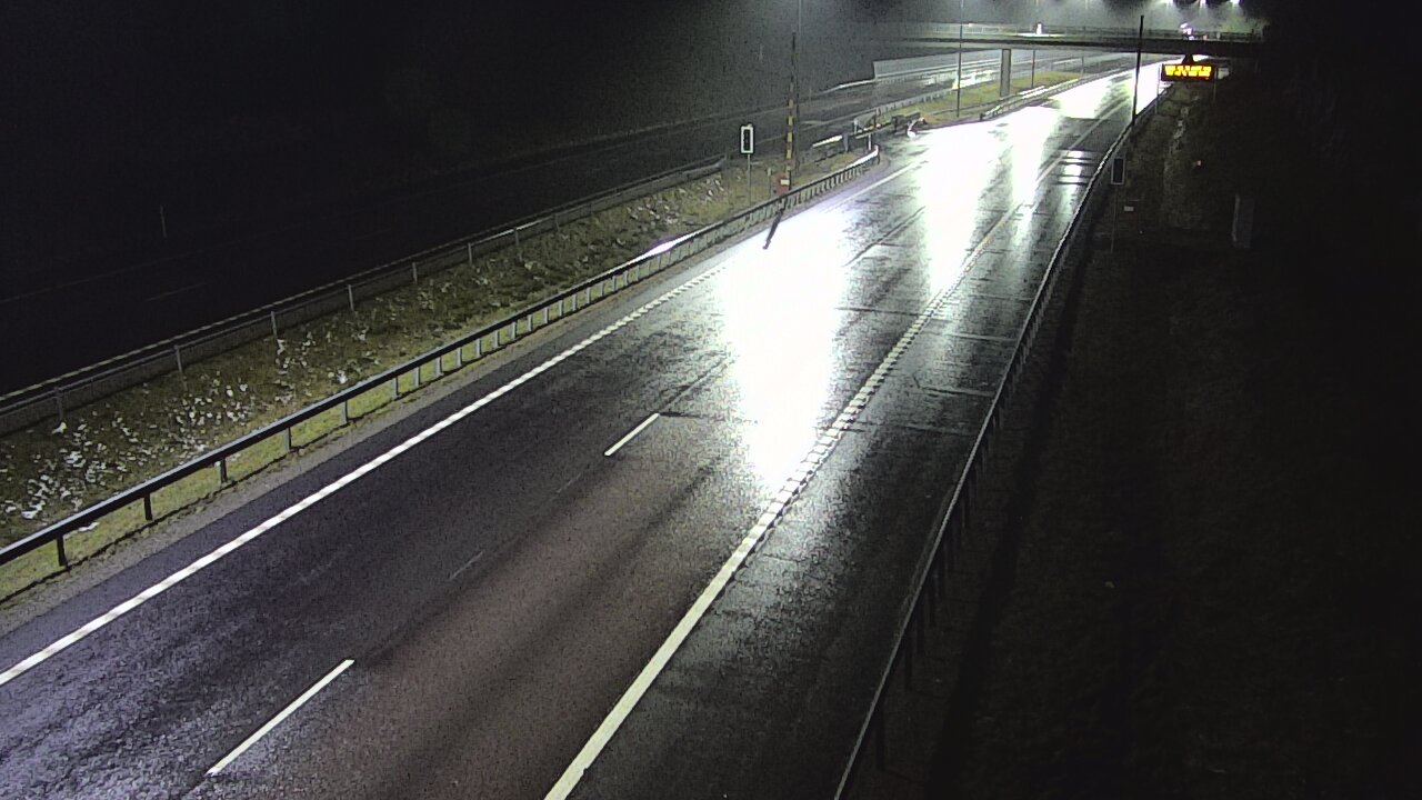 Weather Camera Image Väg 7 Vederlax, Vaalimaan tunneli, bom väst, Virolahti, Kymenlaakso