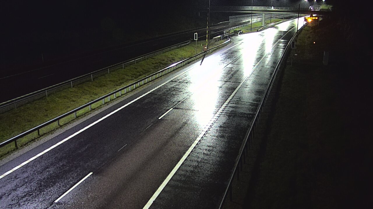 Weather Camera Image Väg 7 Vederlax, Vaalimaan tunneli, bom väst, Virolahti, Kymenlaakso