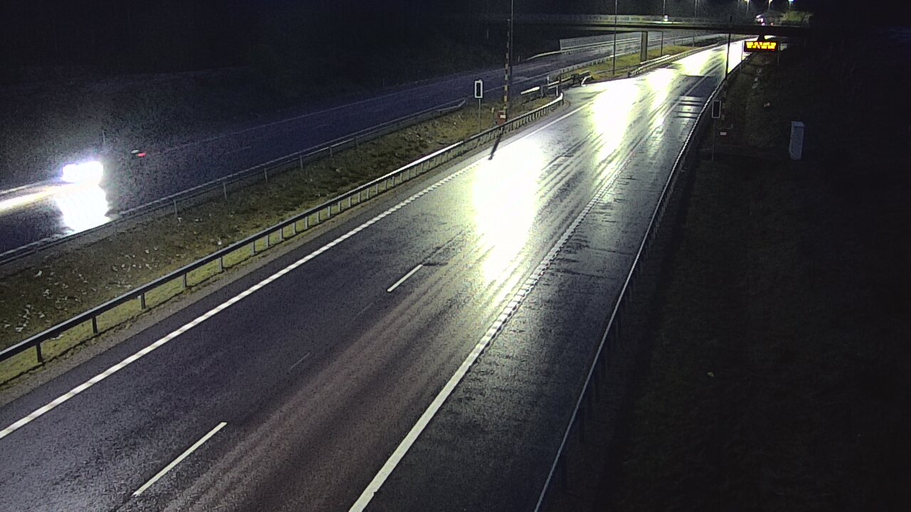 Weather Camera Image Väg 7 Vederlax, Vaalimaan tunneli, bom väst, Virolahti, Kymenlaakso