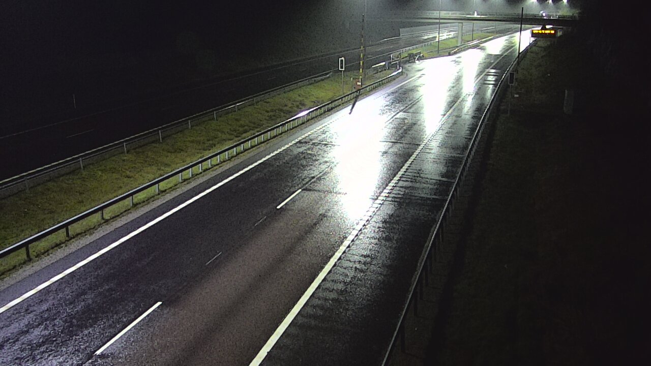 Weather Camera Image Väg 7 Vederlax, Vaalimaan tunneli, bom väst, Virolahti, Kymenlaakso