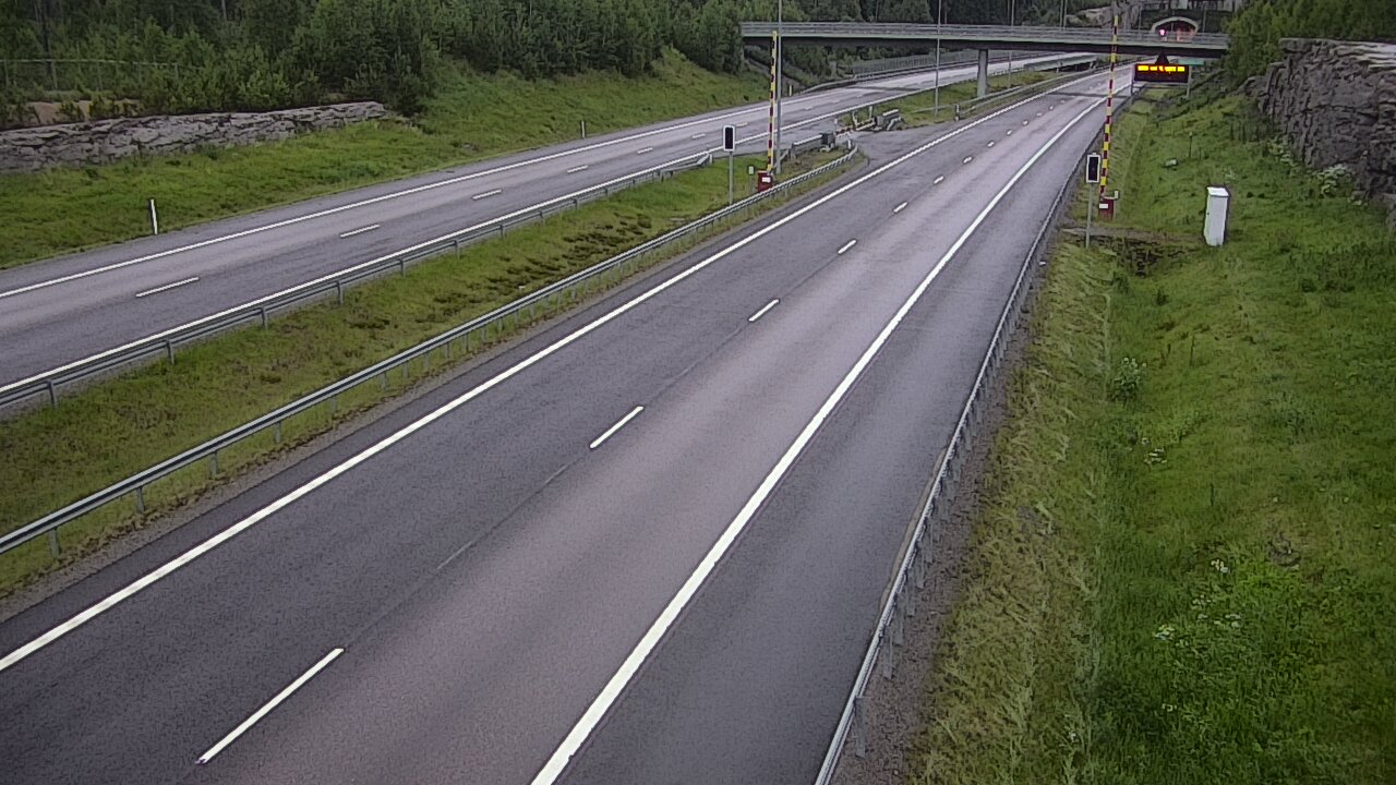 Kelikamerat Kuva Tie 7 Virolahti, Vaalimaan tunneli, puomi länsi, Virolahti, Kymenlaakso