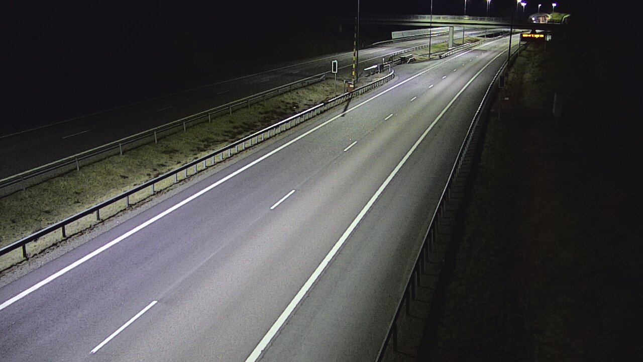 Weather Camera Image Road 7 Virolahti, Vaalimaan tunneli, boom west, Virolahti, Kymenlaakso